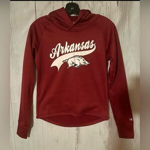 NWOT Arkansas Razorback Champion Brand Hoodie Medium